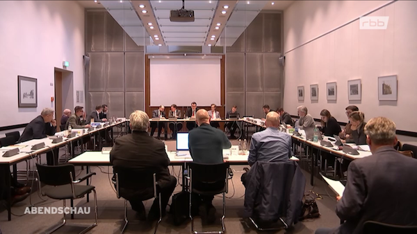 Bild der 28. Sitzung des Ausschusses für Verfassungsschutz des Berliner Abgeordnetenhauses 